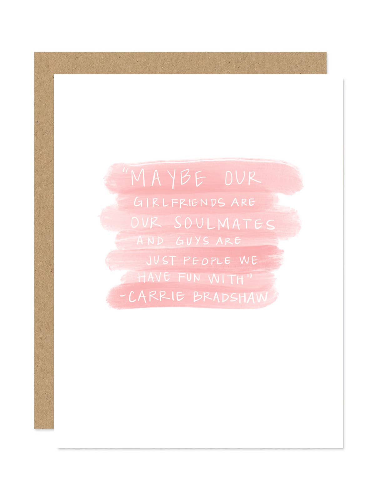 Carrie Bradshaw Card