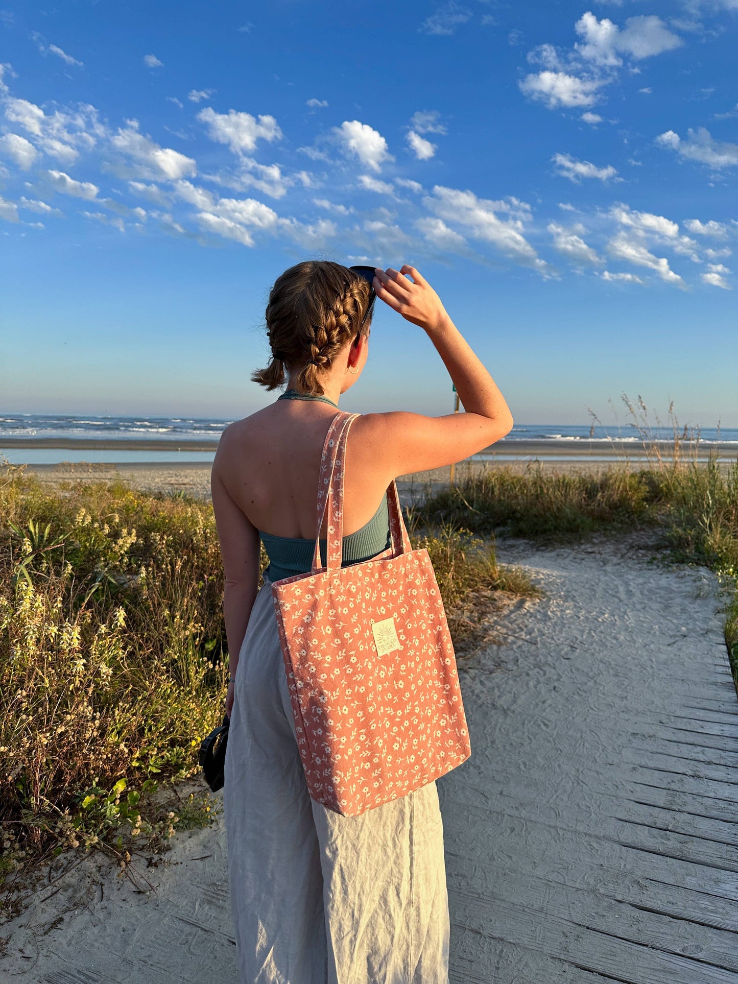 Sienna Flora Tote Bag: Regular