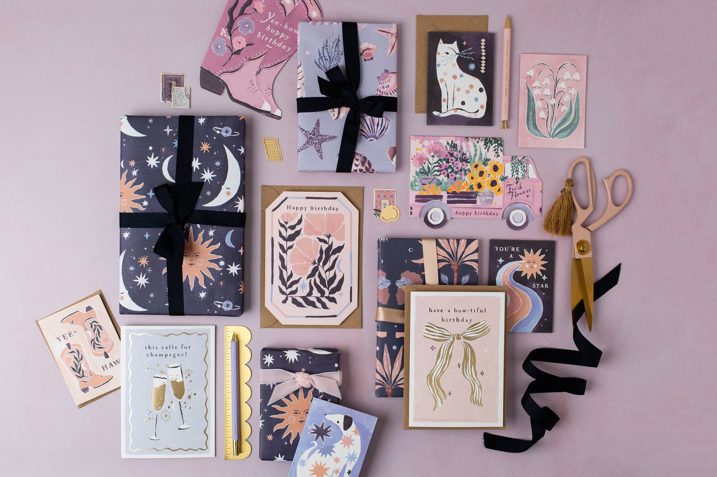 Bow-tiful Bow Birthday Greeting Card | Female Birthday Cards