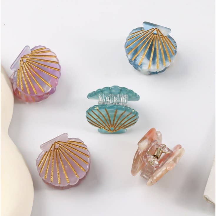 Assorted Mini Clam Shell Hair Claws