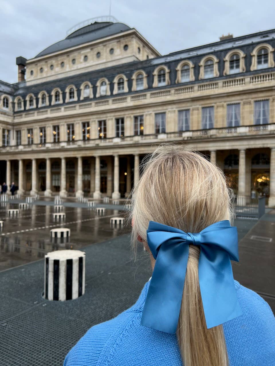 Handmade Satin Hair Bow Clip - Ruby