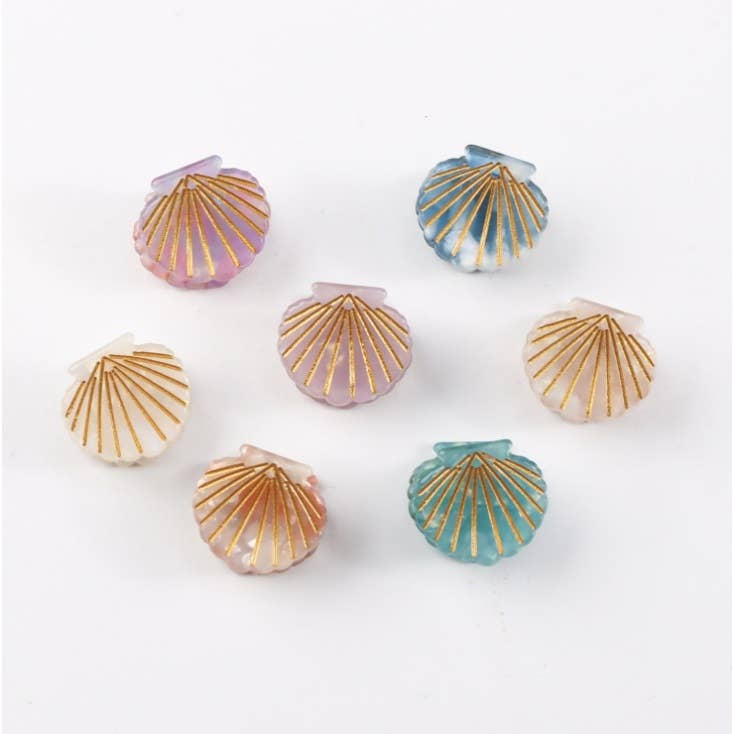 Assorted Mini Clam Shell Hair Claws