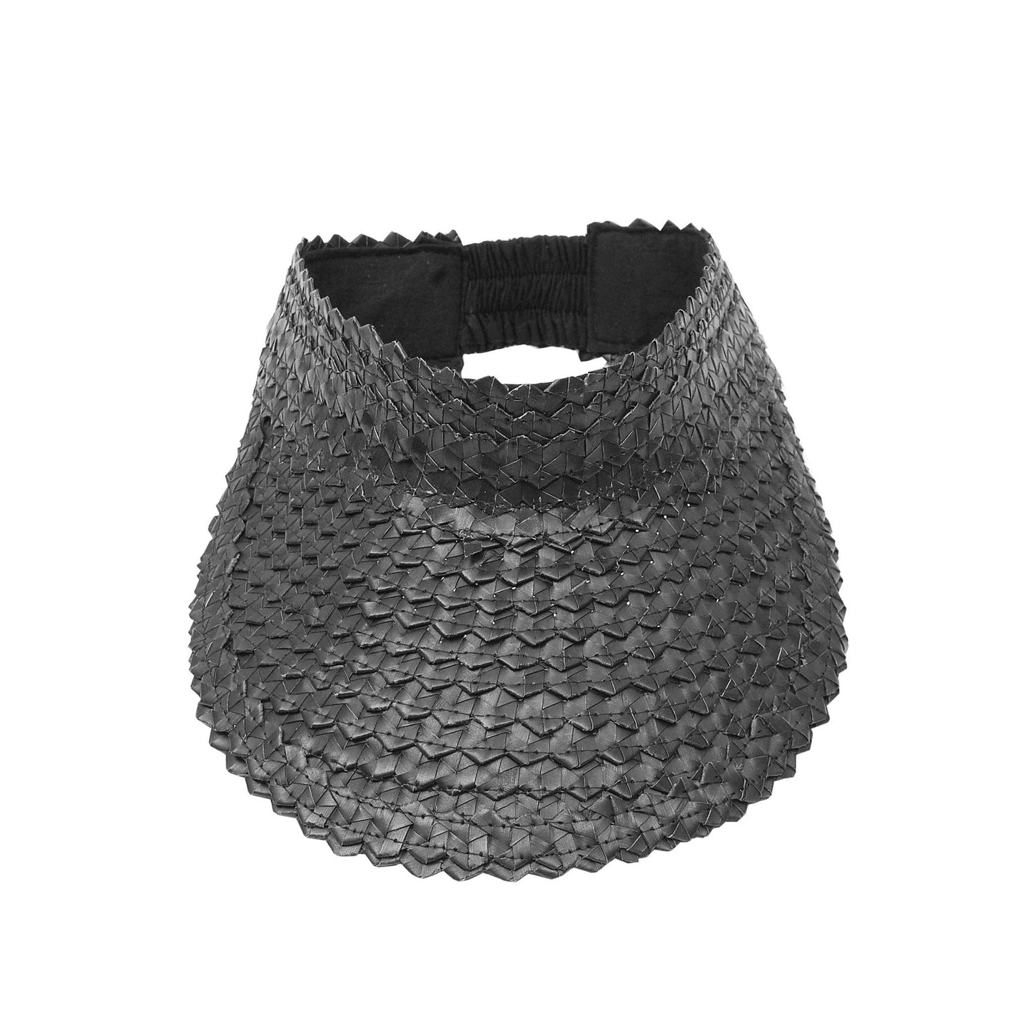 Straw Visor - Black
