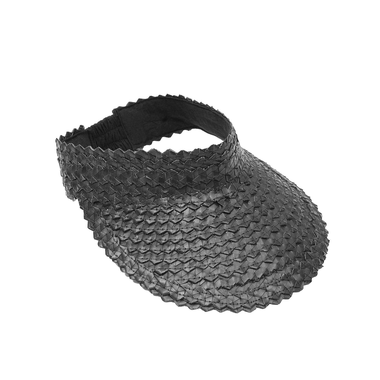 Straw Visor - Black