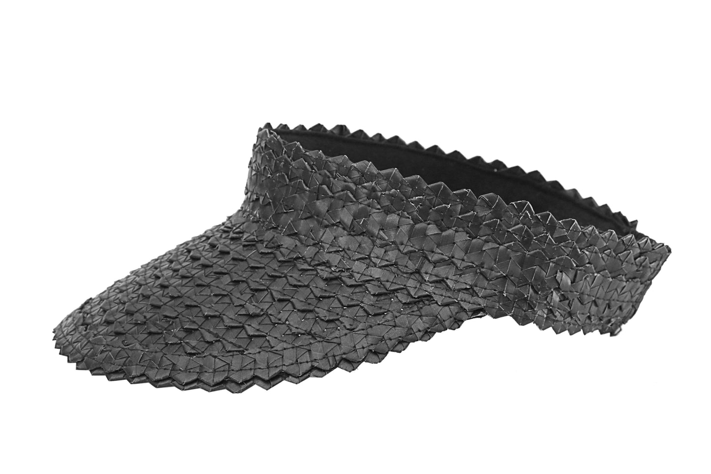 Straw Visor - Black