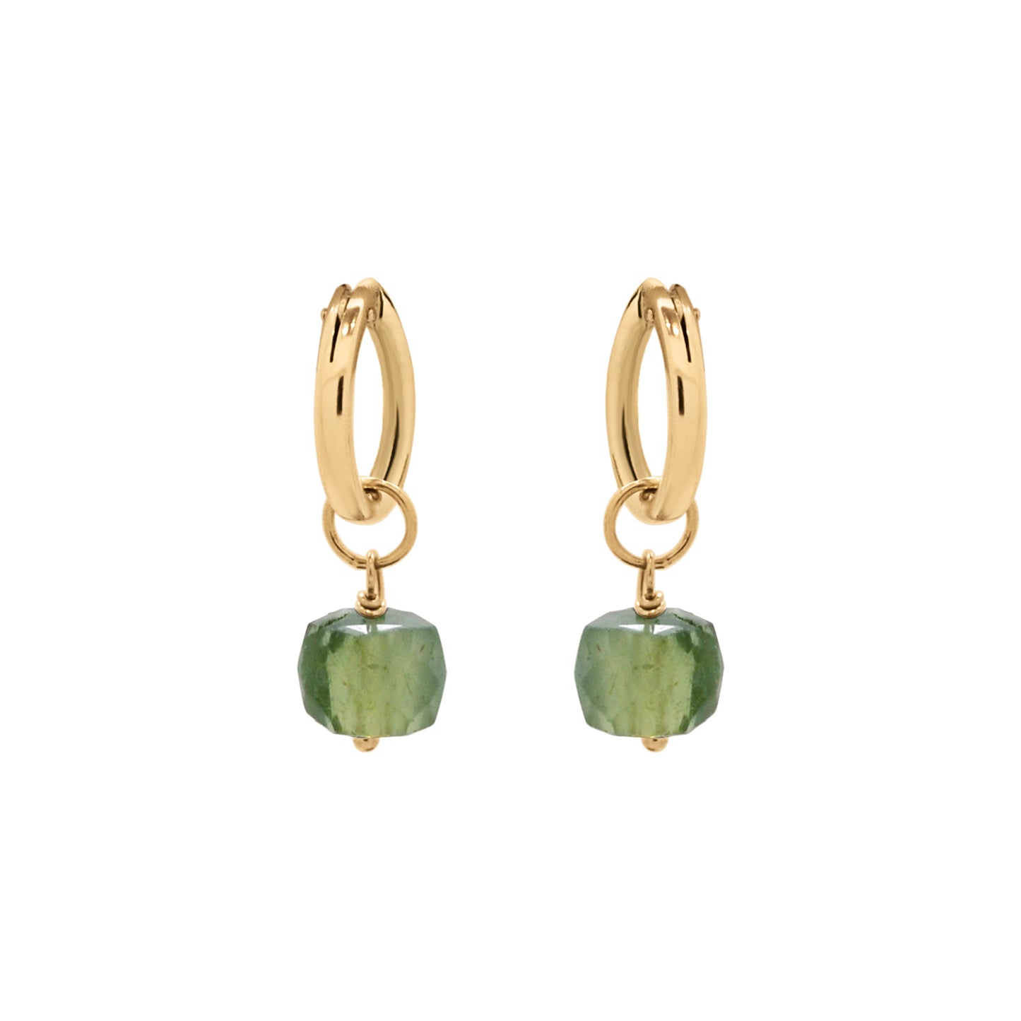 Evergreen Drop Hoops