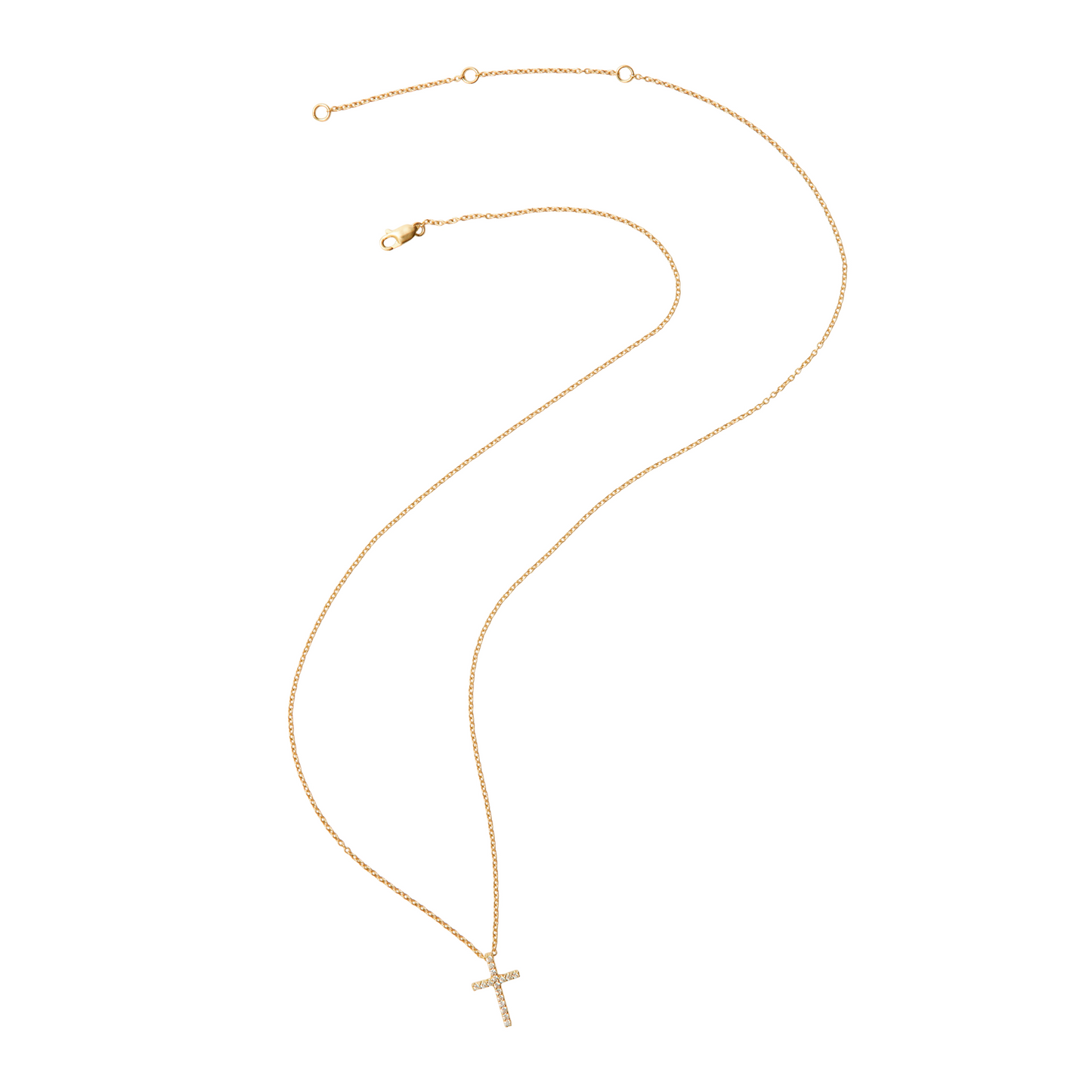 Heavenly Diamond Cross Necklace