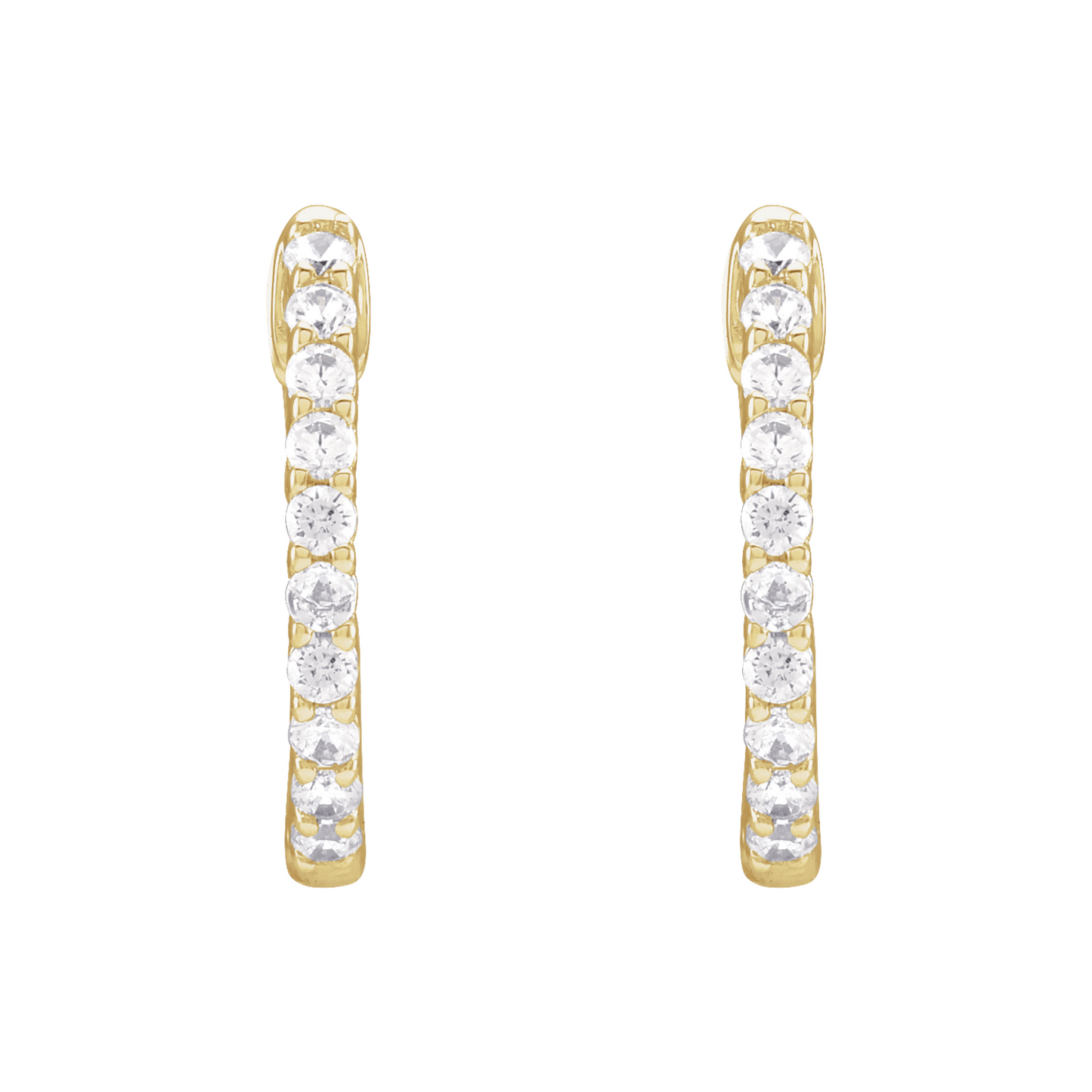 Inside Out Diamond Hoops