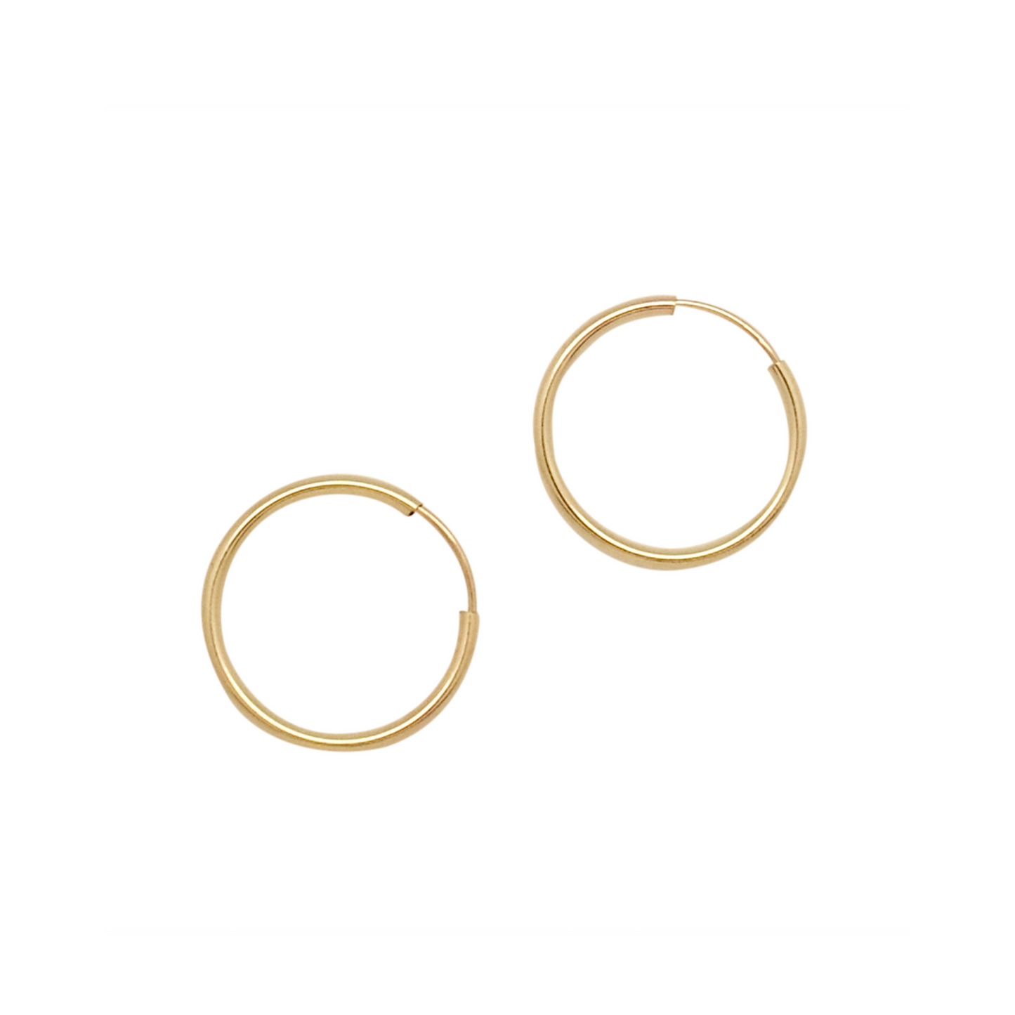 Plain Jane Hoop Earrings - Small