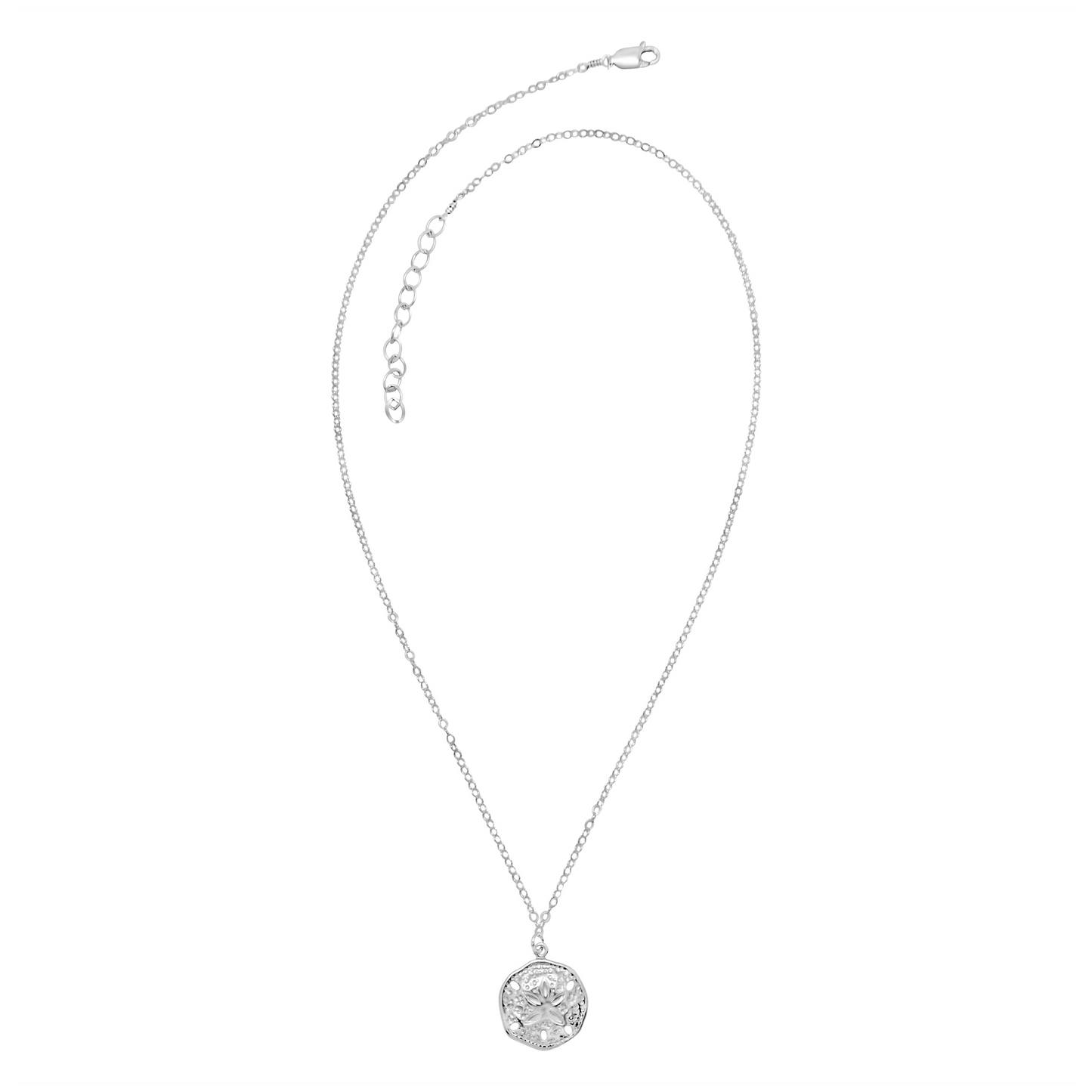 Sand Dollar Necklace (Silver)
