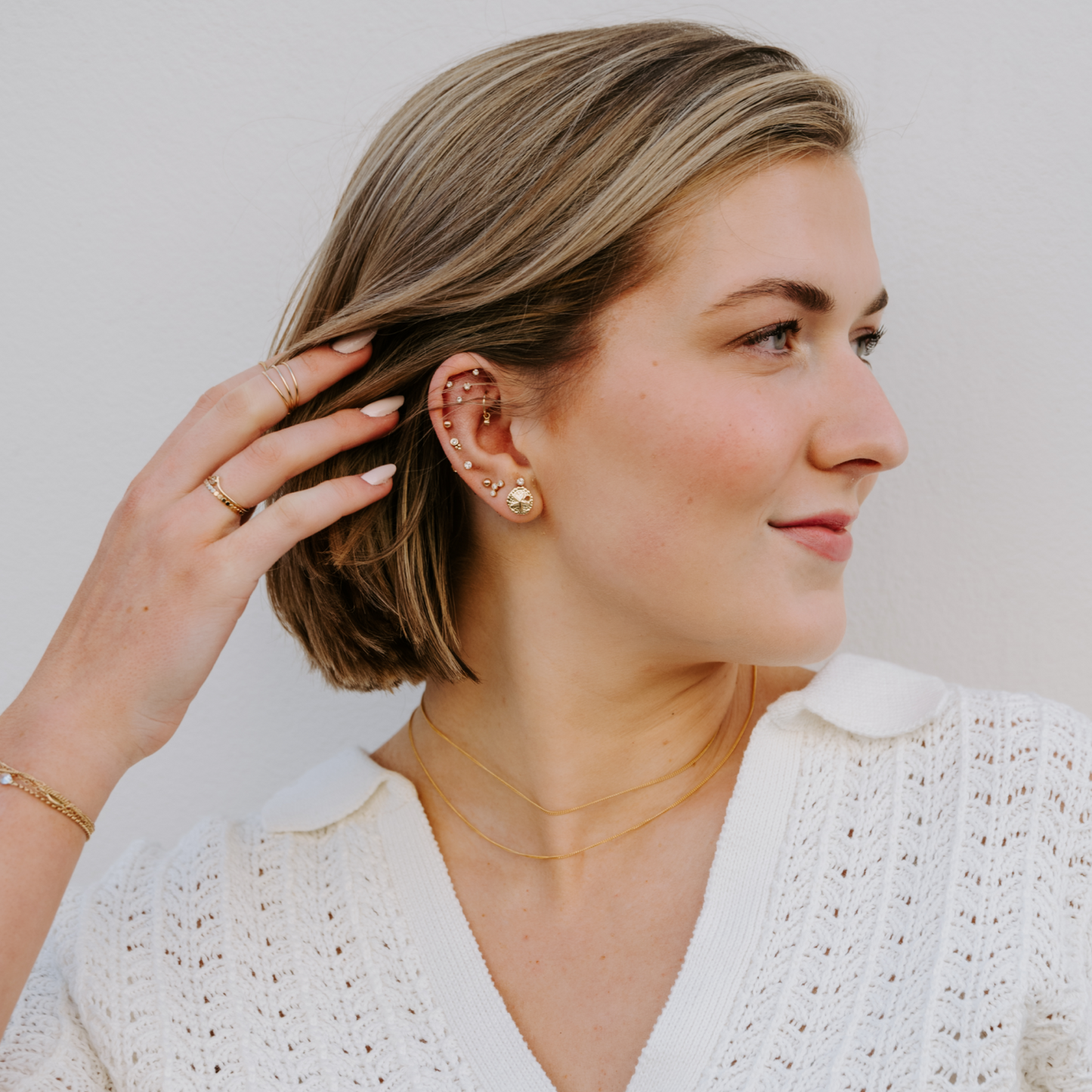 Sand Dollar Stud Earrings