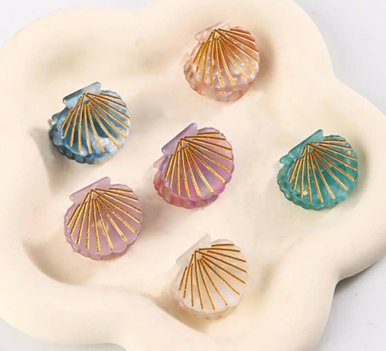 Assorted Mini Clam Shell Hair Claws