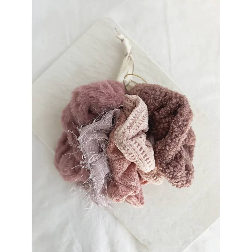 Scrunchie Set - Rose