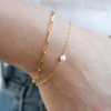 Simp Bracelet - White Pearl