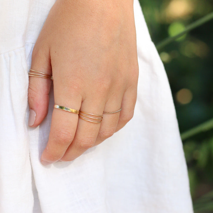 Twisted Stacking Ring