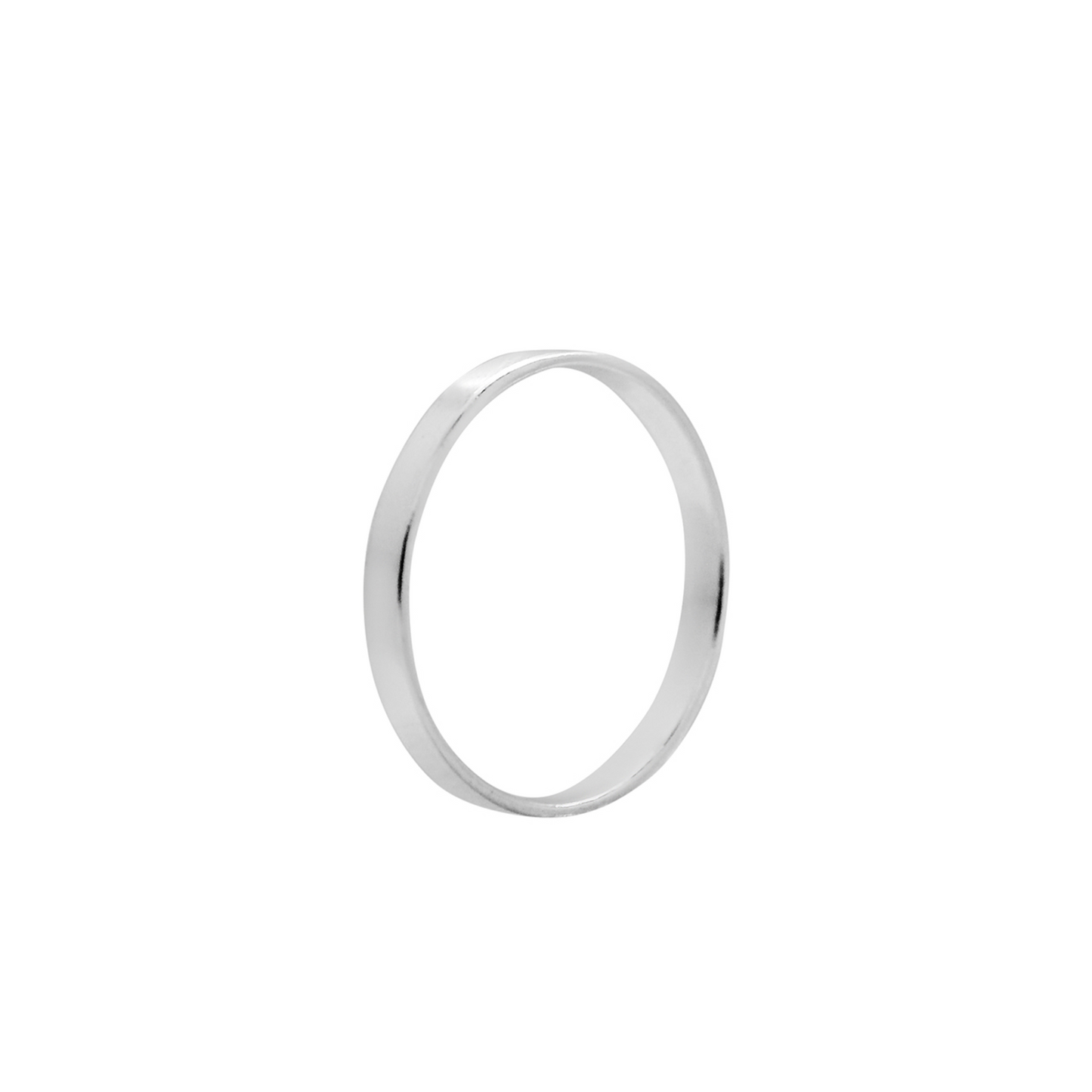 Flat Band Ring (Silver)