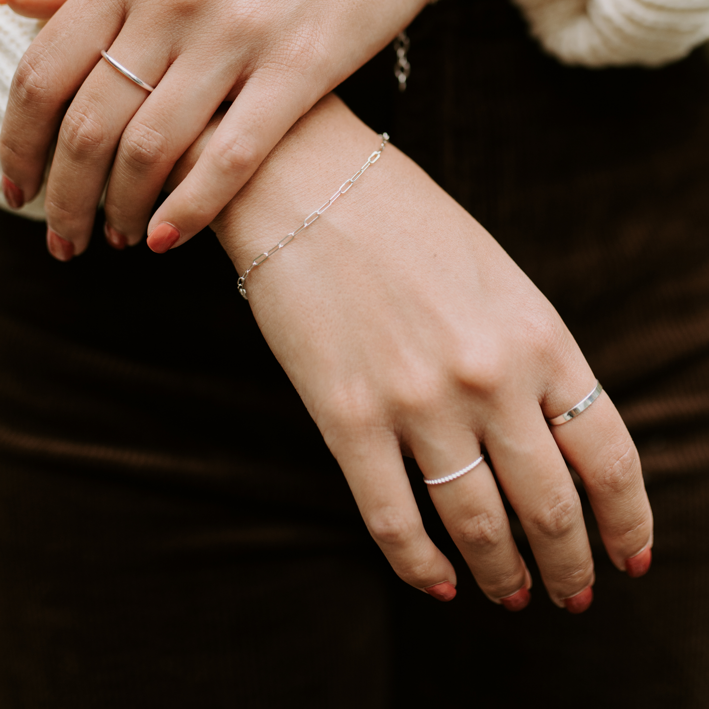 Flat Band Ring (Silver)