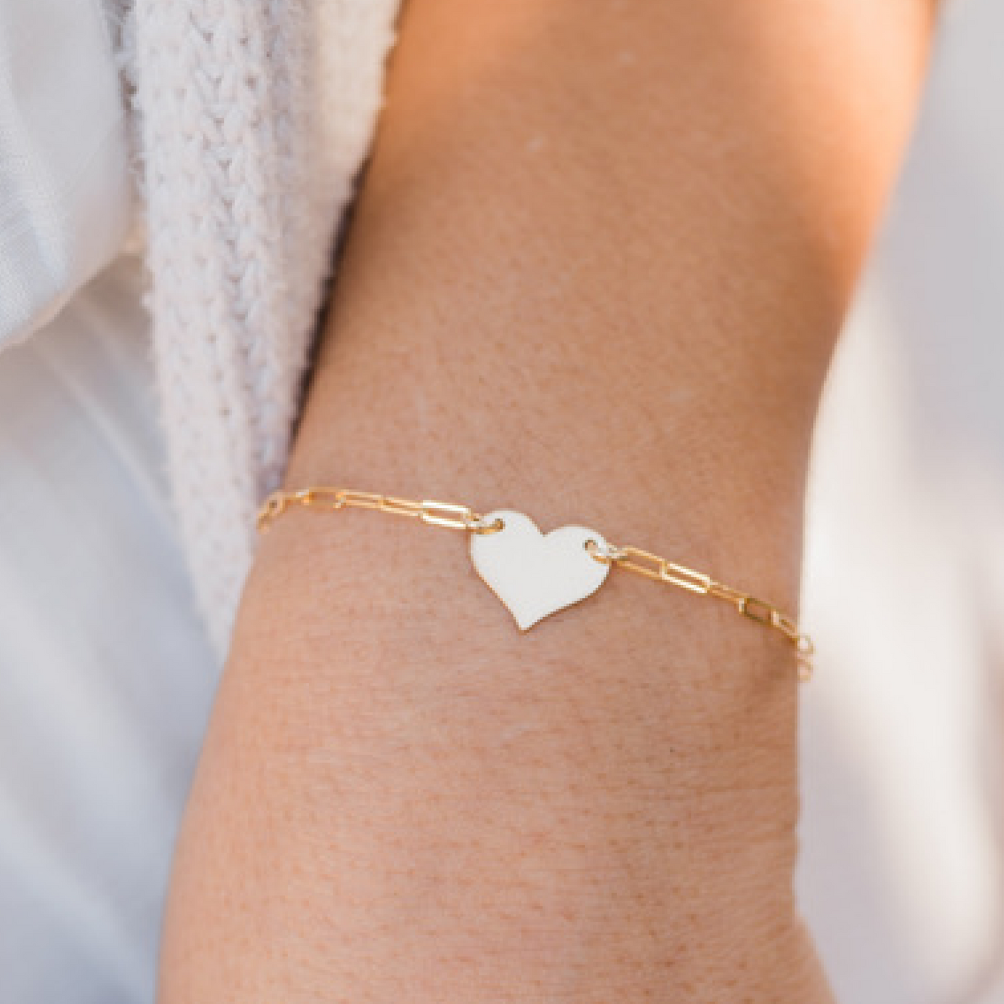 Paper Heart Bracelet