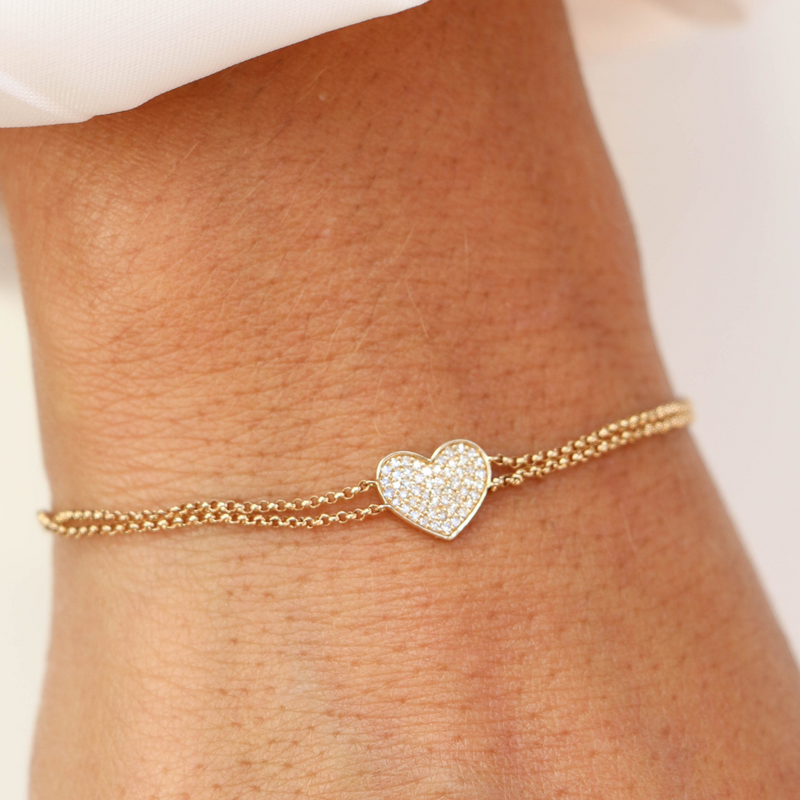 Double the Love Diamond Bracelet