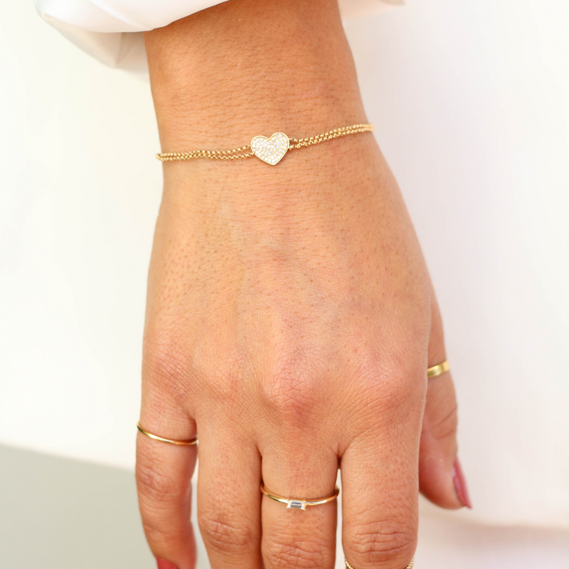 Double the Love Diamond Bracelet
