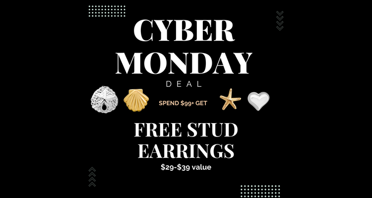 Cyber Monday Free Stud Earrings
