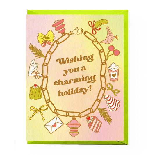 Charm Bracelet Holiday Card