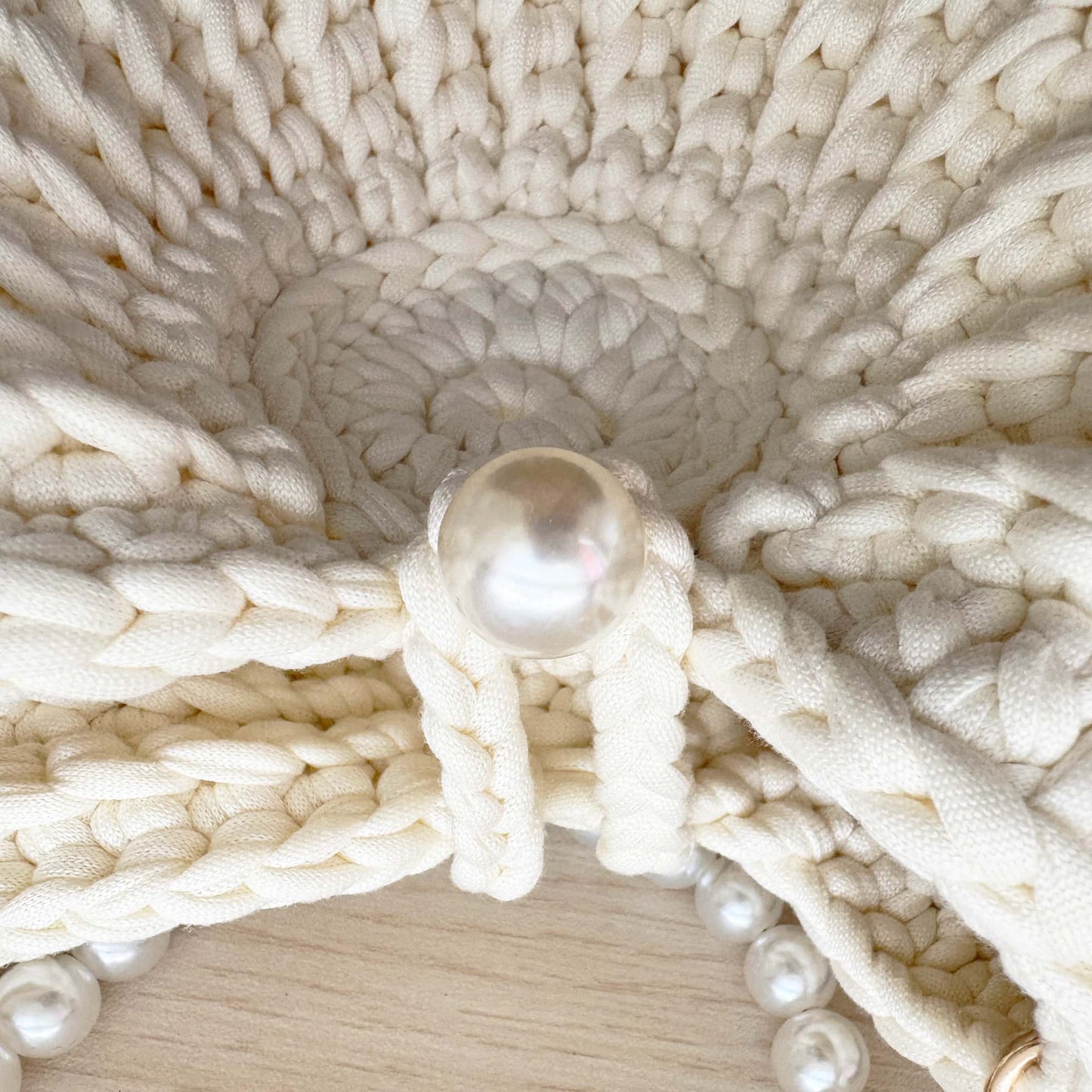 Handmade Crochet Spiral Shell Bag