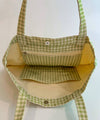 Sage Gingham Tote Bag