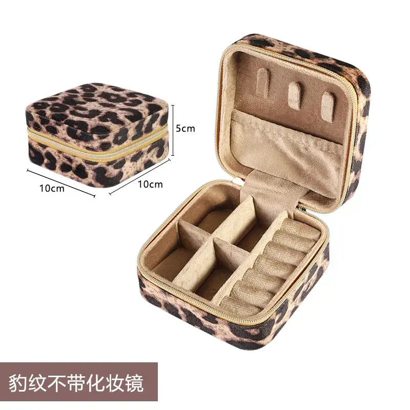 Plush Jewelry Box - Black