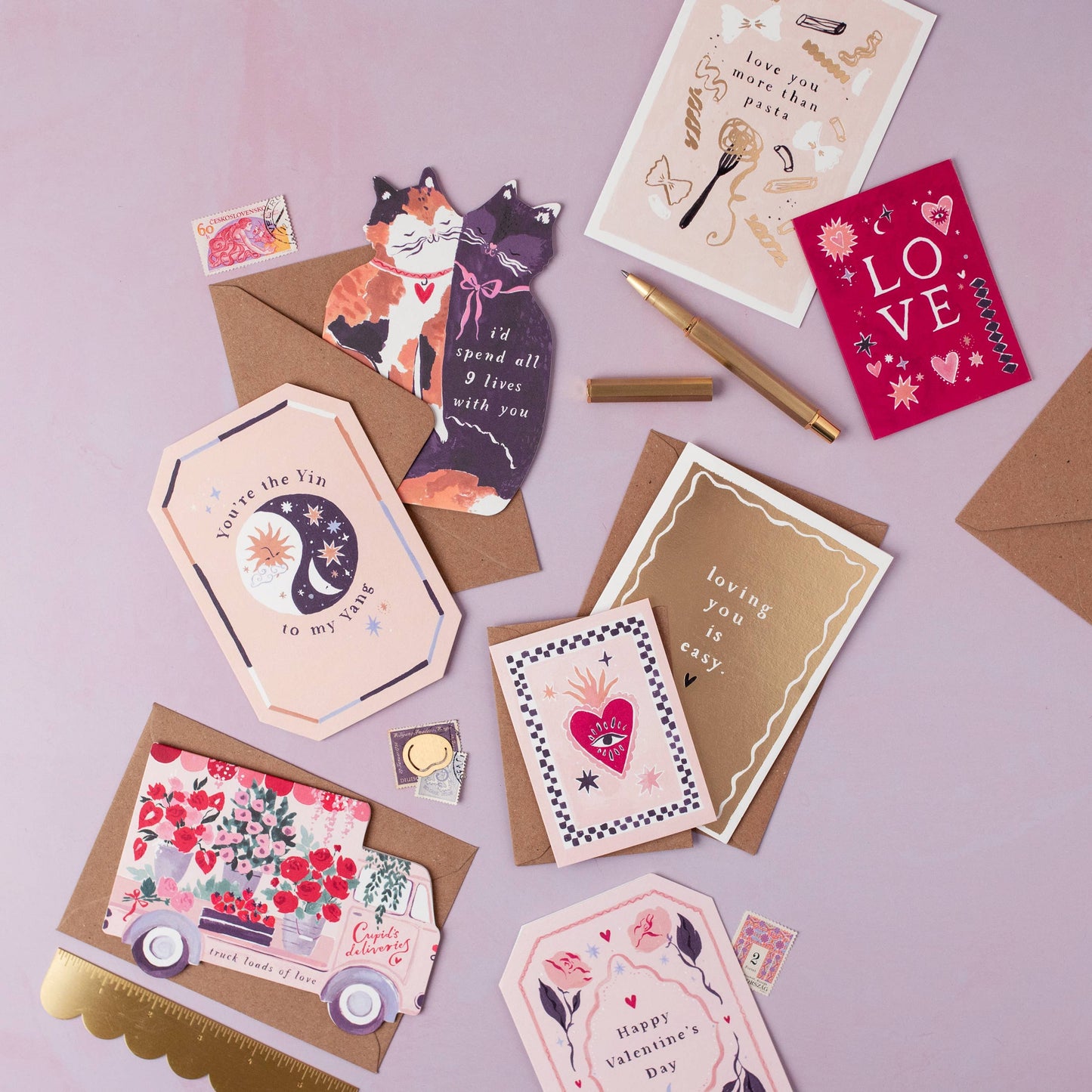 Loving You Is Easy Card | Valentine’s Card | Valentine’s Day
