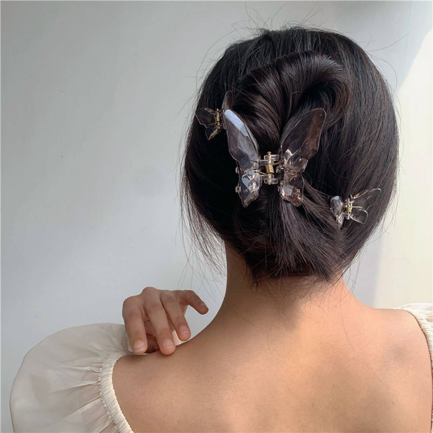 Butterfly Hair Claw - Green