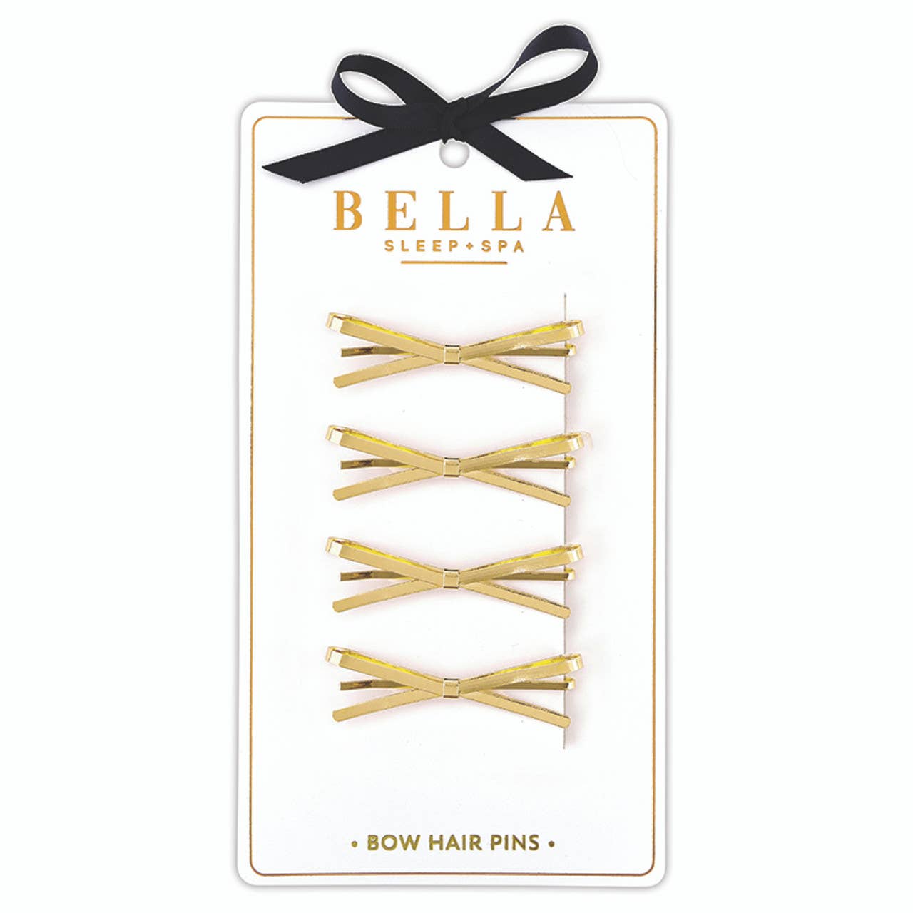 Hair Pins - Flat Gold Bows