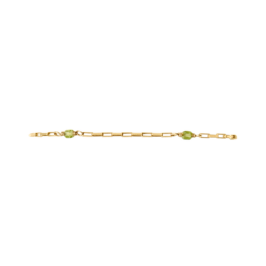 Aphrodite Bracelet - Peridot