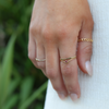 Chevron Jewel Ring - Ruby