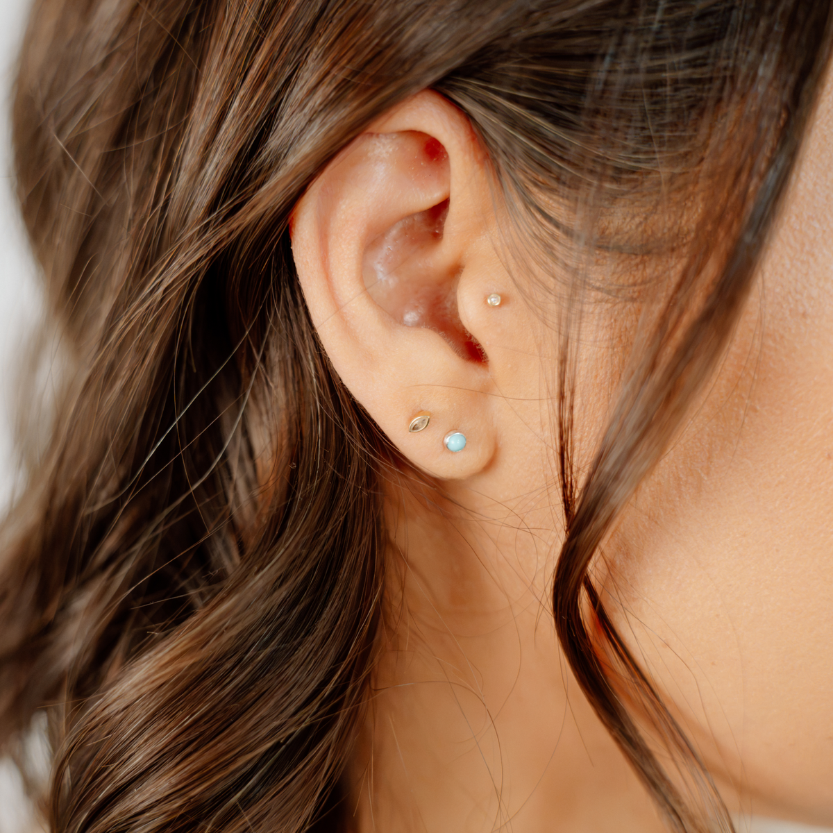 Cielo Stud Earrings (Silver)