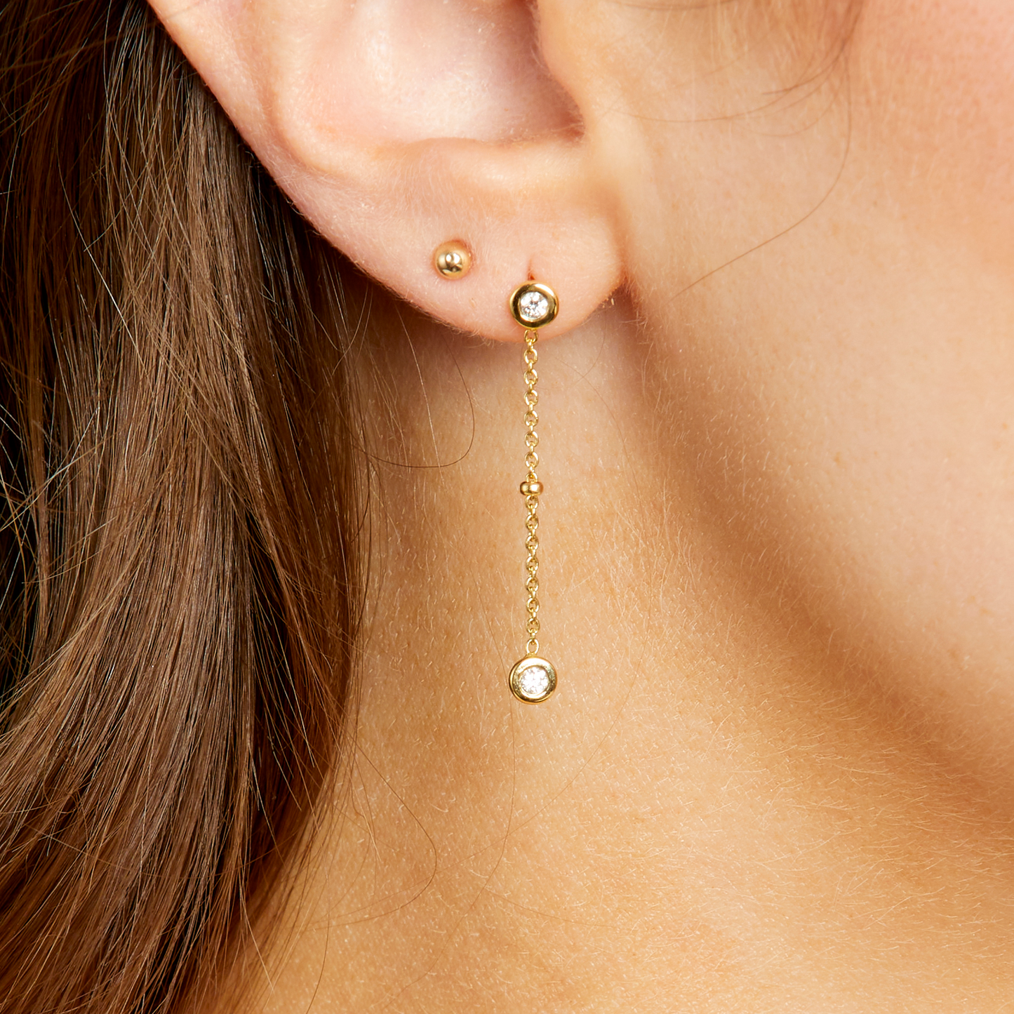 Diamond Drop Earrings