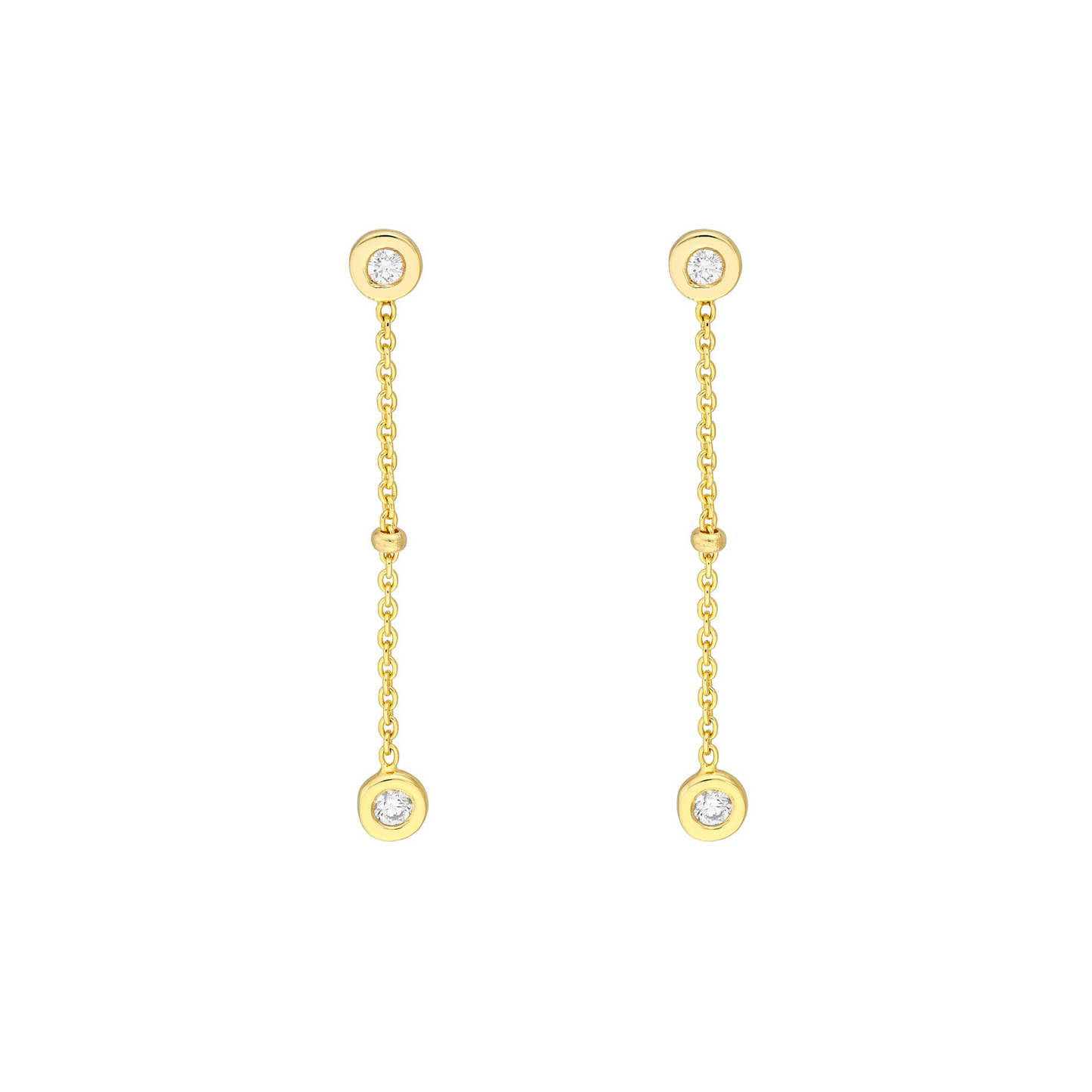 Diamond Drop Earrings