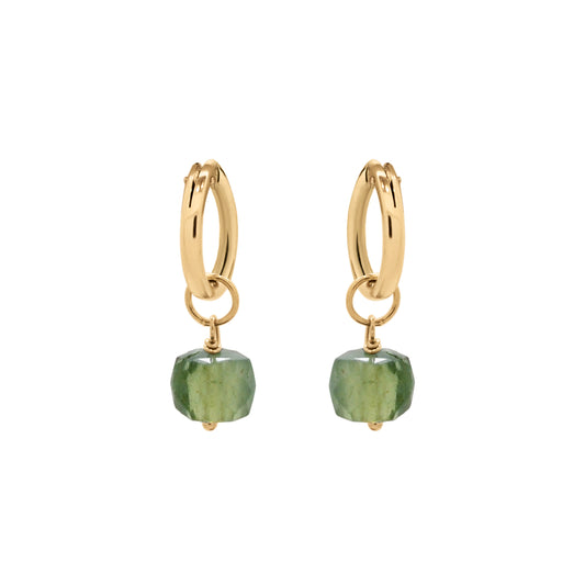 Evergreen Drop Hoops