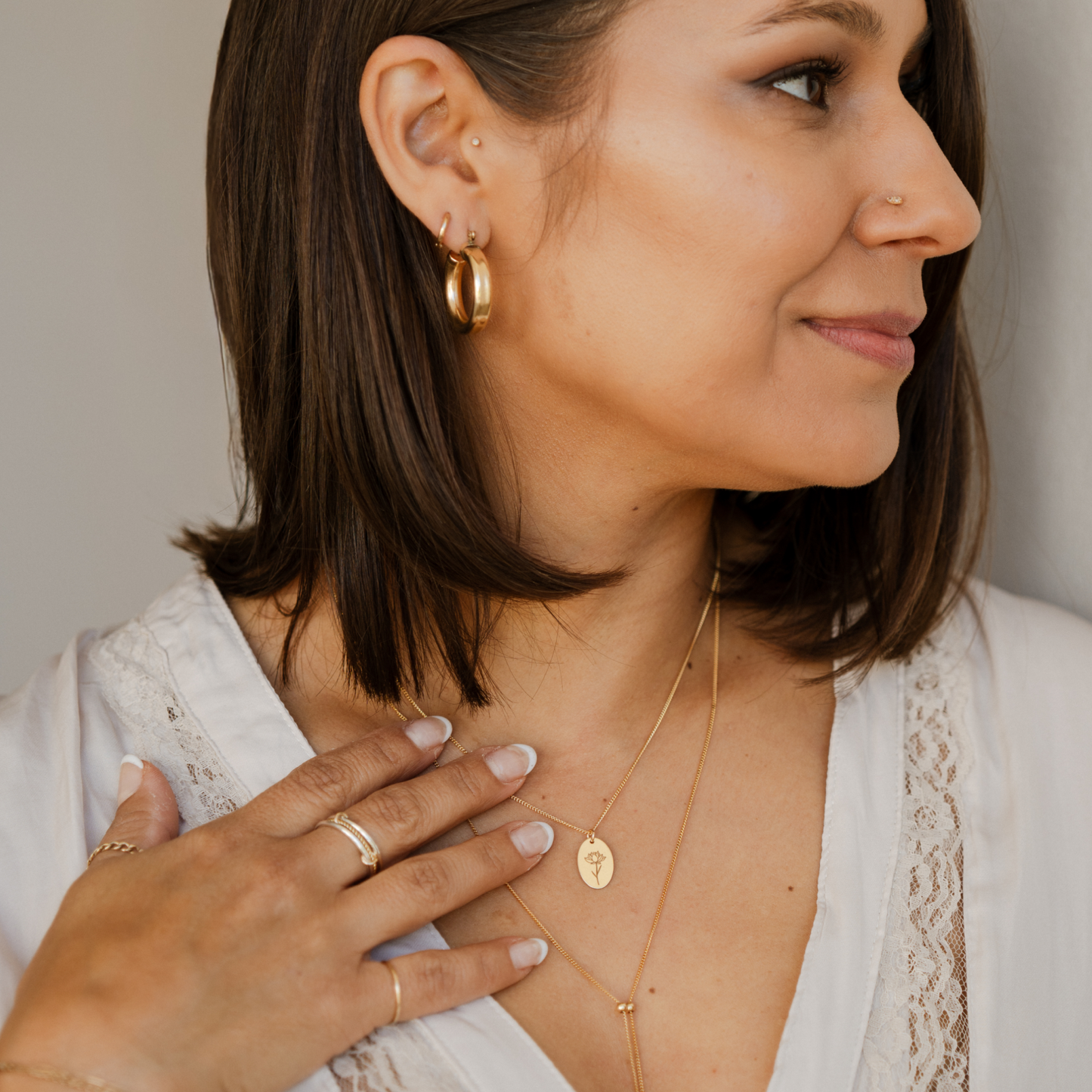 Flora Birth Flower Necklace