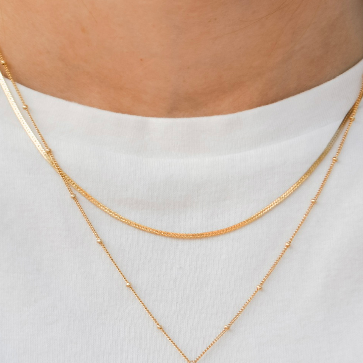 Petite Herringbone Necklace