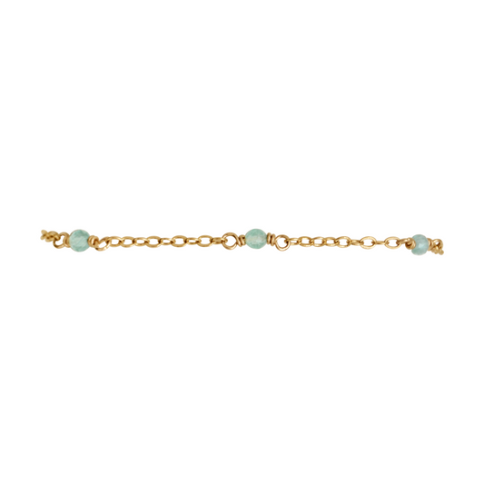 Glisten Bracelet - Aqua Chalcedony