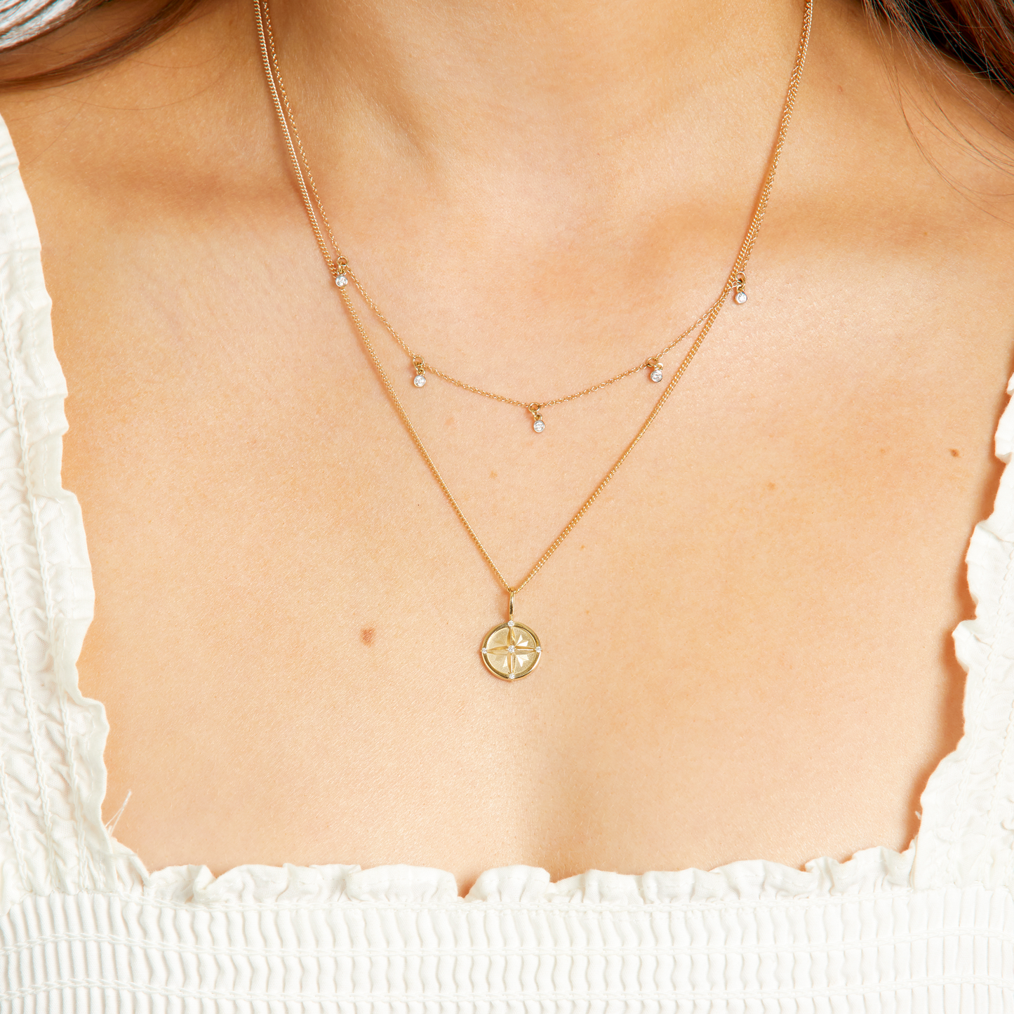 Inner Compass Diamond Necklace