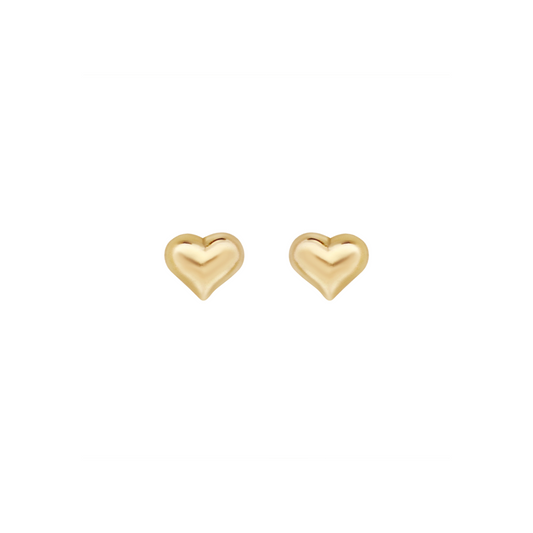 Juliet Heart Studs