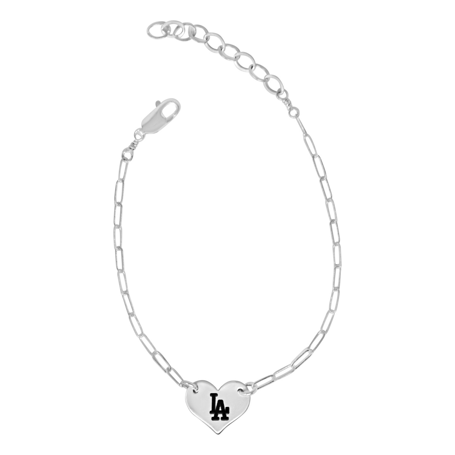 LA Heart Bracelet (Silver)