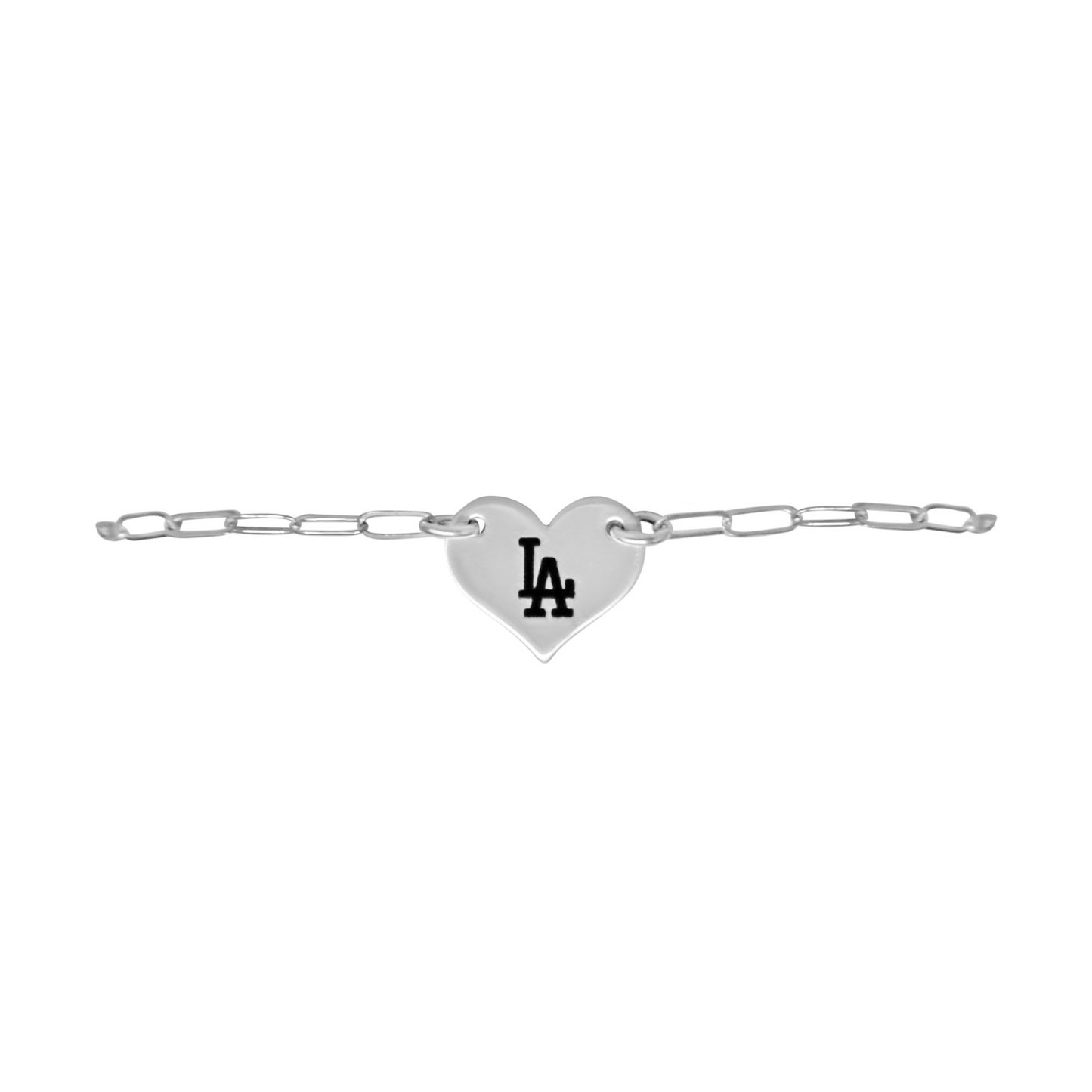 LA Heart Bracelet (Silver)