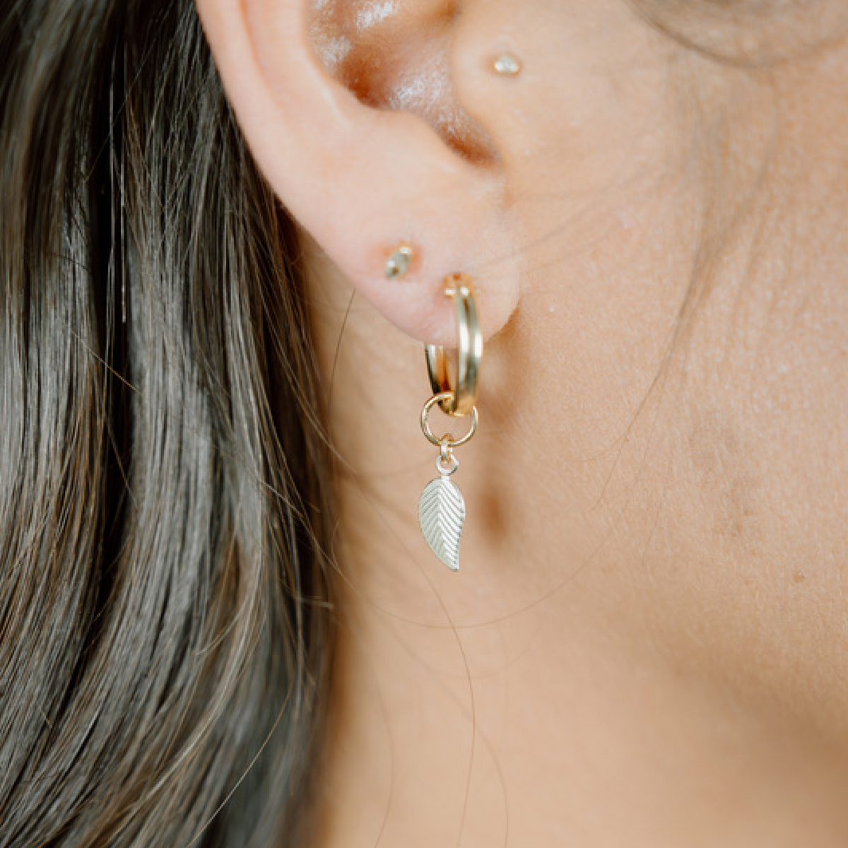 Laurel Drop Hoops