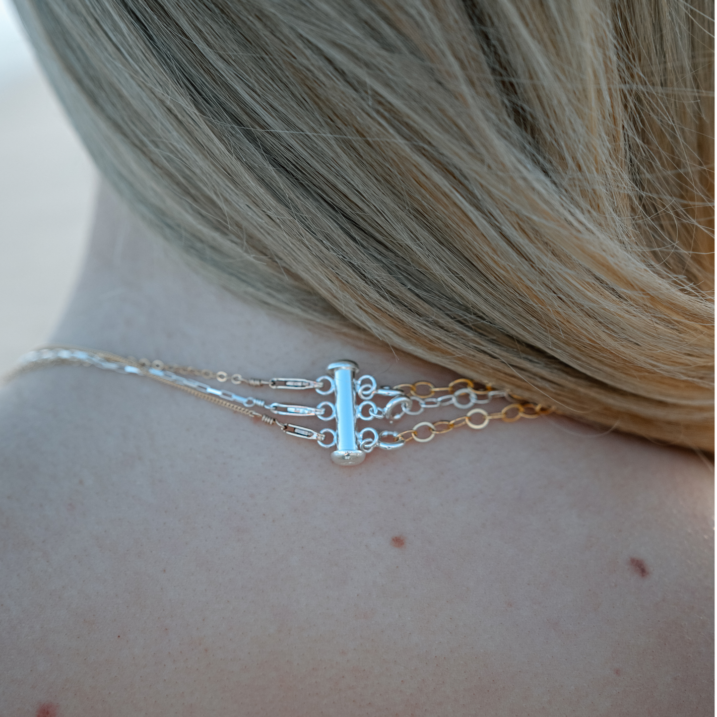 Layering Necklace Clasp (Silver)
