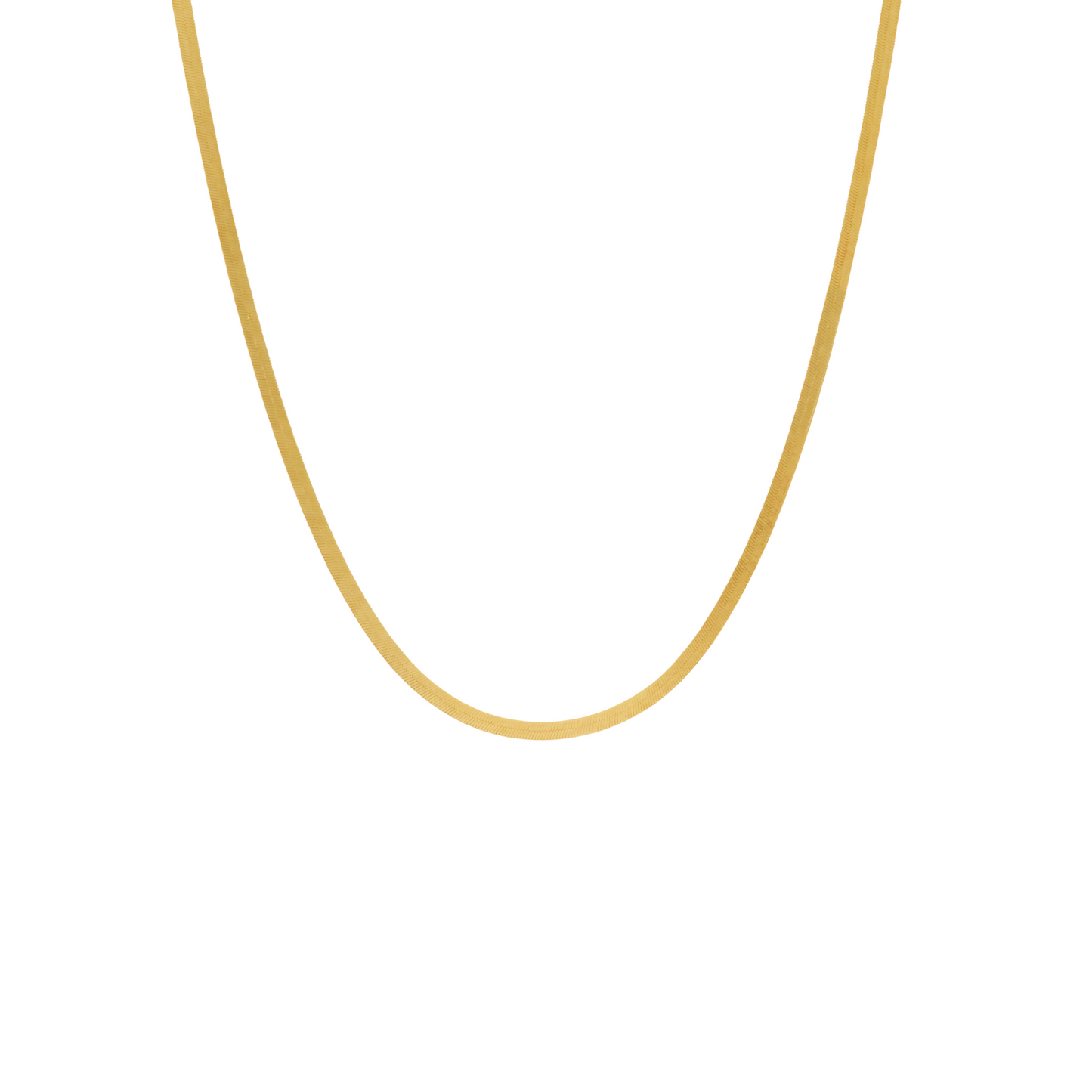 Luxe Petite Herringbone Necklace