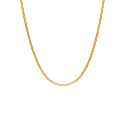 Luxe Petite Herringbone Necklace