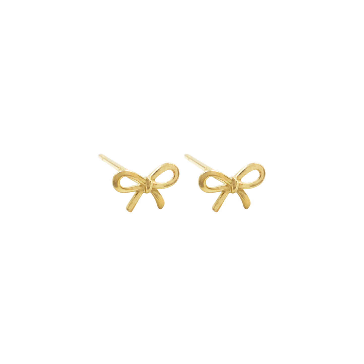 Luxe Tiny Bow Stud Earrings